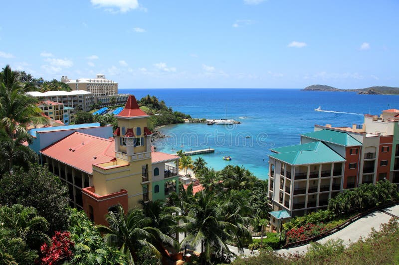 Gardens at Marriott Resort St Thomas Stock Photo Image of saint