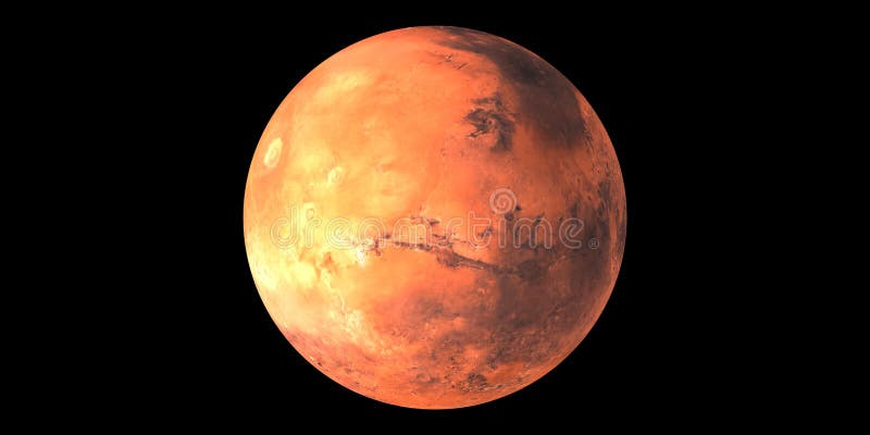 Planet Mars Red Planet Sphere Stock Image Image Of Night Fantasy
