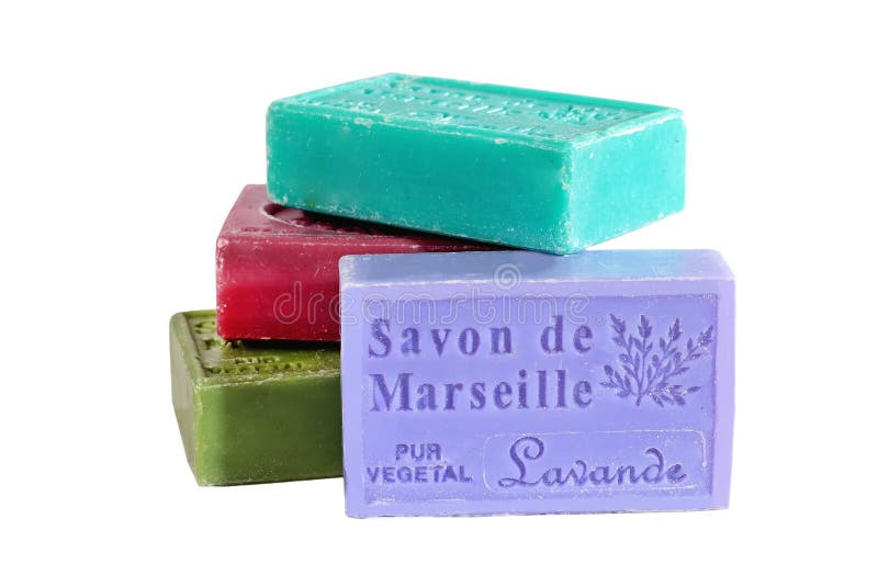 MARSEILLE, FRANCE - CIRCA JULY 2014: Herbs soap from the Provence circa july 2014 in Marseille, Provence, France. Provence is