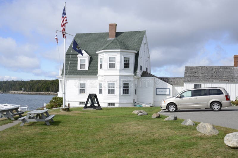Marshall Point Lighthouse Museum in Maine Editorial Photo Image of
