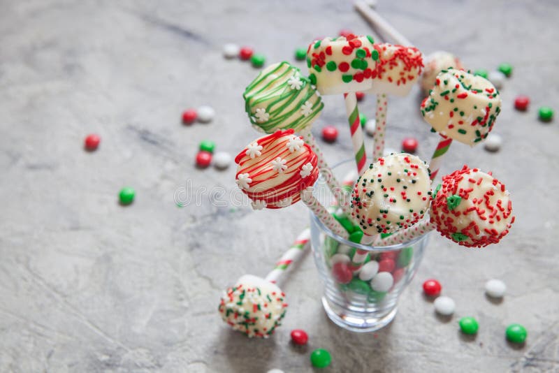 Marshmallow Cakepops Pops for Christmas Stock Image Image of party, decoration 98747191