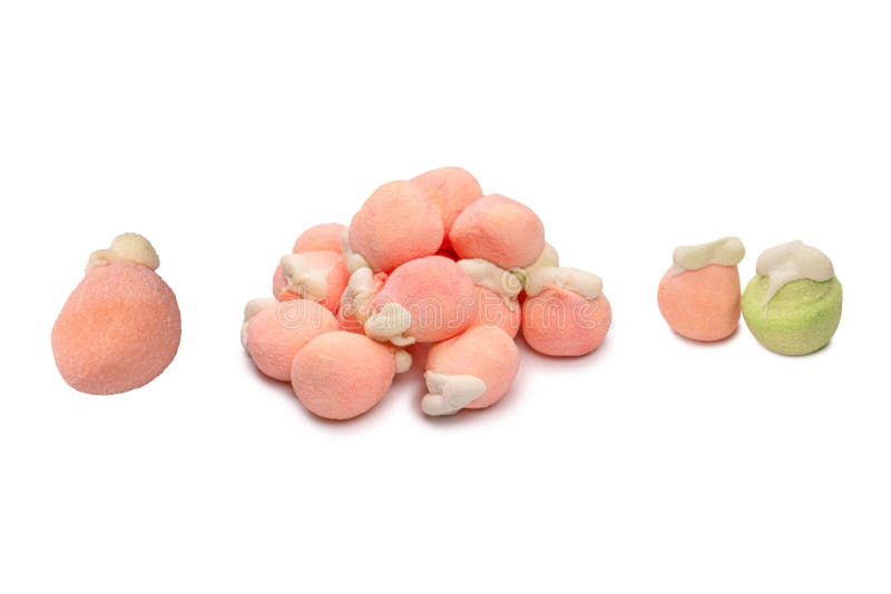 Marshmallow Candy Isolated on a White Background Stock Photo Image of