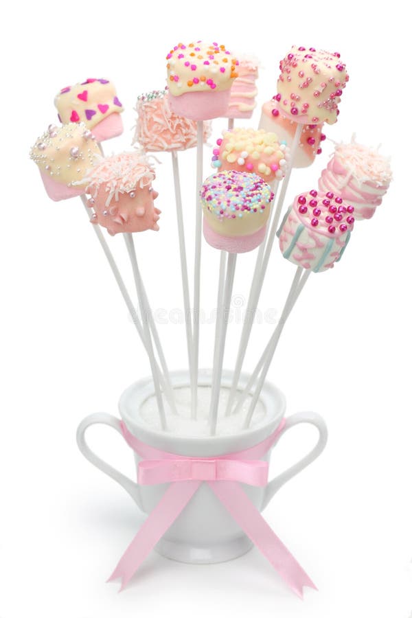 Wedding cake pops stock photo. Image of popsicles, stick 24292742
