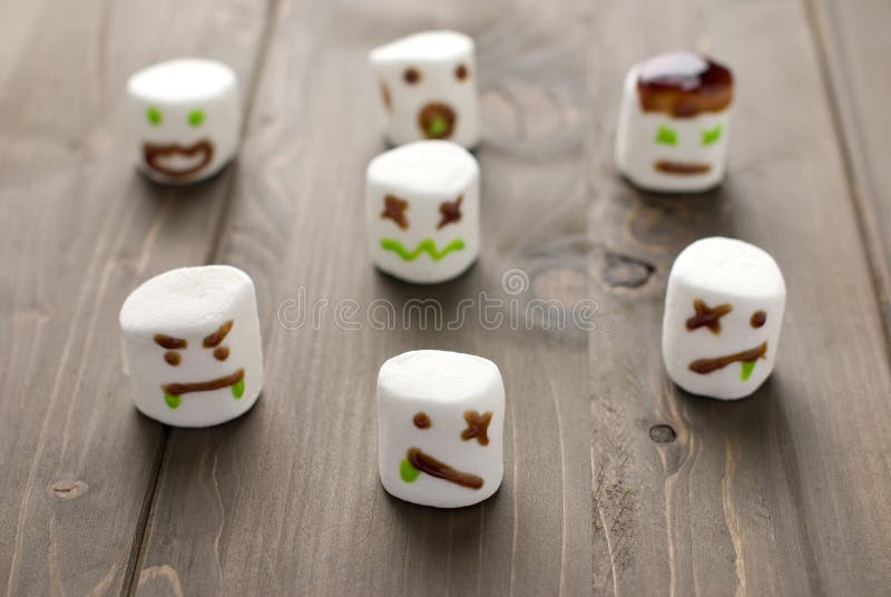Marshmallow αποκριών zombies