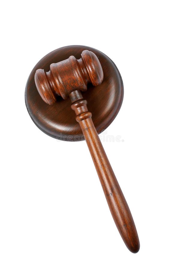 Marteau en bois image libre de droits