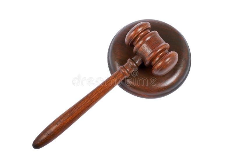 Marteau en bois photo stock