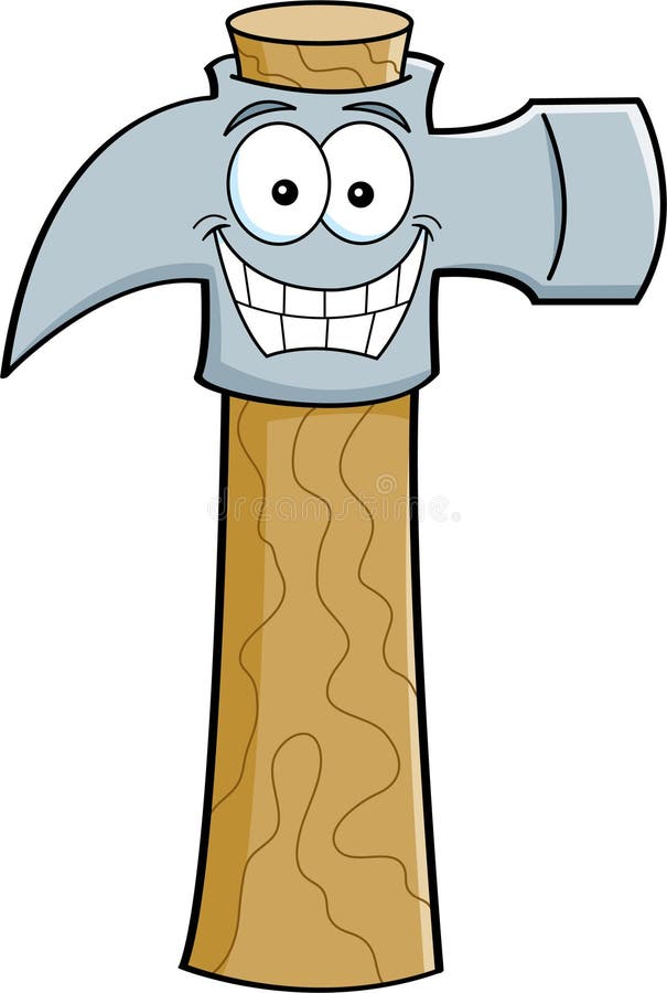 Martelo Dos Desenhos Animados Ilustracao Do Vetor Ilustracao De Vetor Arte 28196724