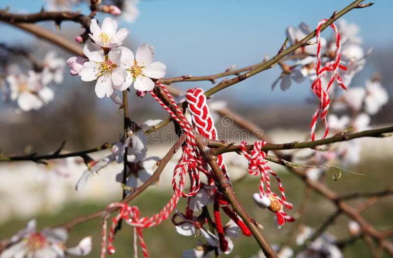 Martenitsa Bulgarian customs royalty free stock images Martenitsa Bulgarian customs royalty free stock images