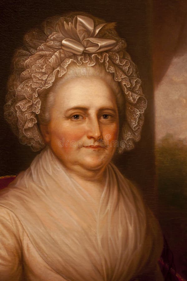 A portrait of Martha Washington is on display at the National Portrait Gallery where millions of visitors go to take in the sights of all of america's most famous people in portrait form.