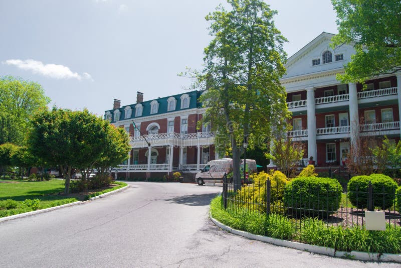 Martha Washington Inn - Abingdon, Virginia stock foto's Martha Washington Inn - Abingdon, Virginia stock foto's