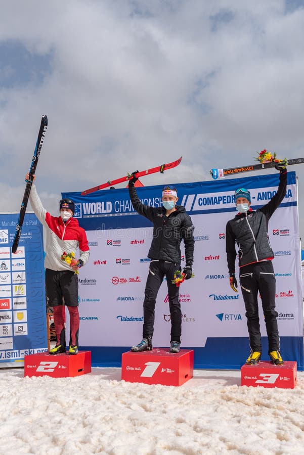 MARTI Werner SUI, BONNET RÃ©mi SUI and ALZER Anton GER in the Podium ...