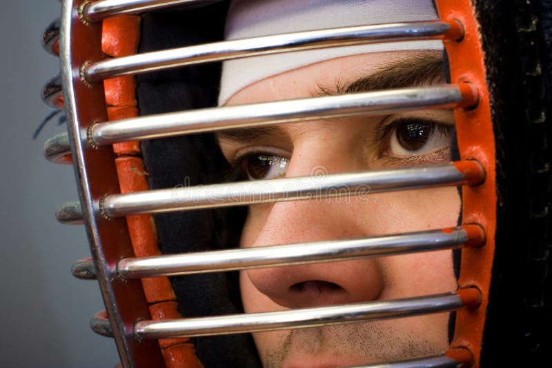 Martial Arts Concept Focus on Eyes Stock Photo Image of face