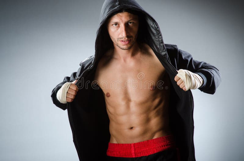 Martial arts fighter stock image. Image of eyeglasses 42587761