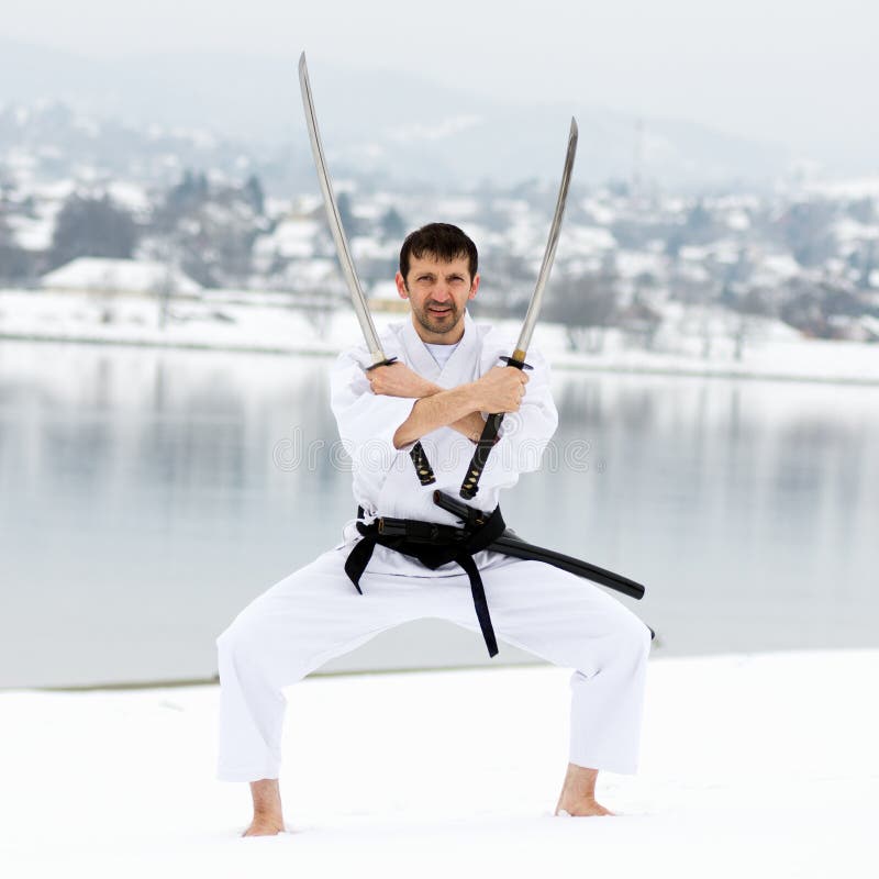 Weapon Karate with Bo (=Stick) Editorial Photo - Image of weapon, germany:  20651191