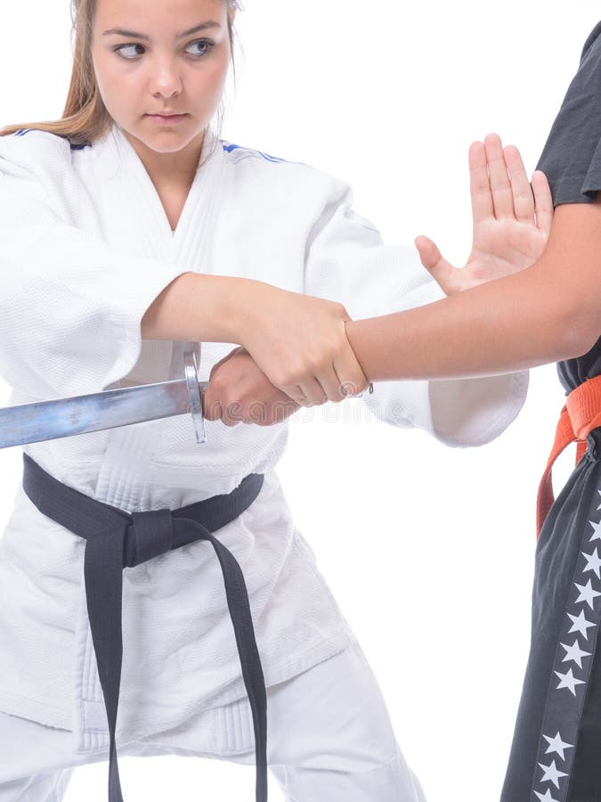 Martial arts self defense stock image. Image of uniform 78994377
