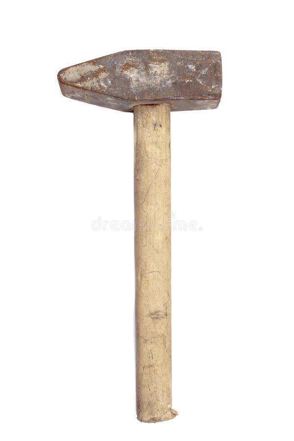 Martillo de trineo del metal aislado en el fondo blanco imagen de archivo libre de regalías Martillo de trineo del metal aislado en el fondo blanco imagen de archivo libre de regalías