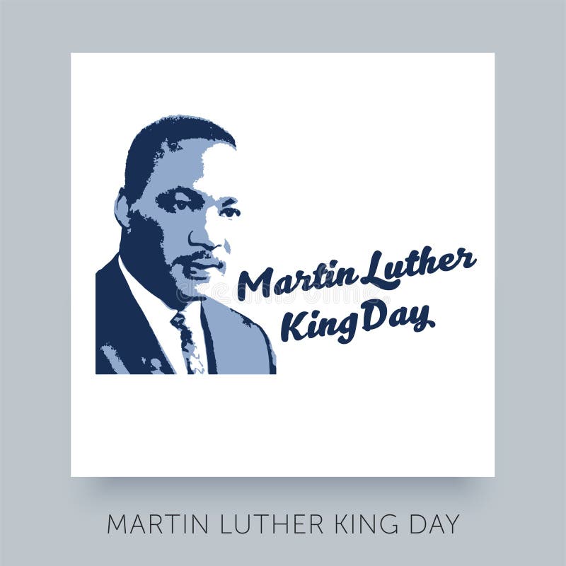 Martin Luther King Day. Vector Lettering Design for Advertising ...