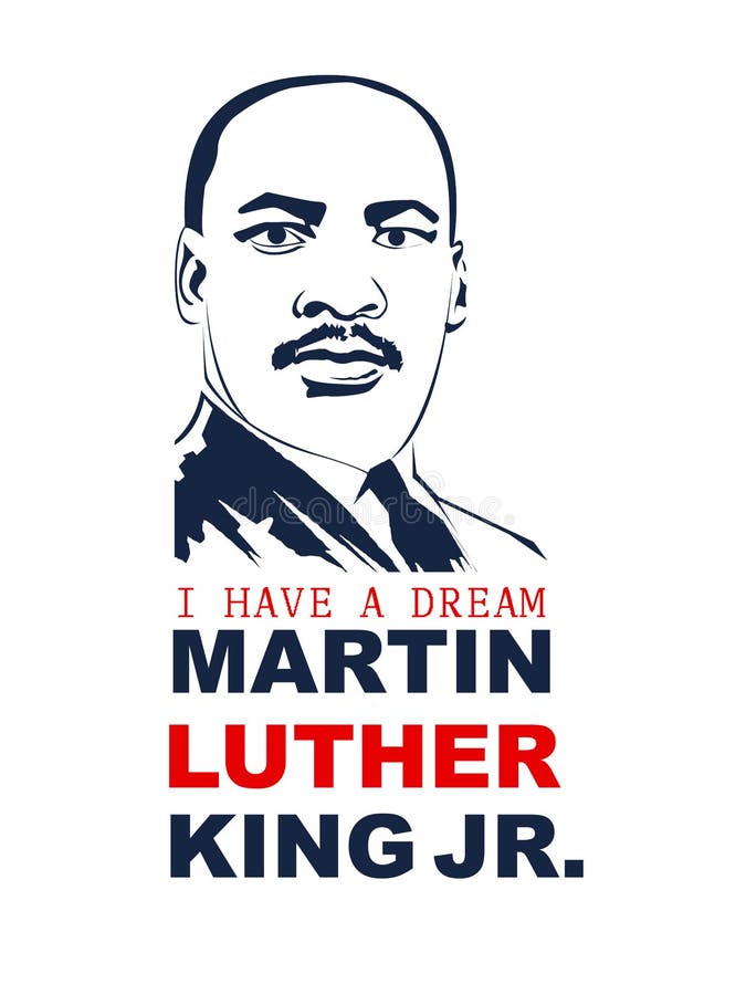 Martin Luther King Day Vector Illustration Editorial Stock Photo