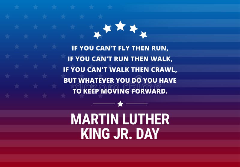 Martin Luther King Jr Day-Feiertagsvektorhintergrund