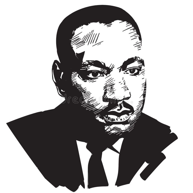 Martin Luther King royalty free illustration Martin Luther King royalty free illustration