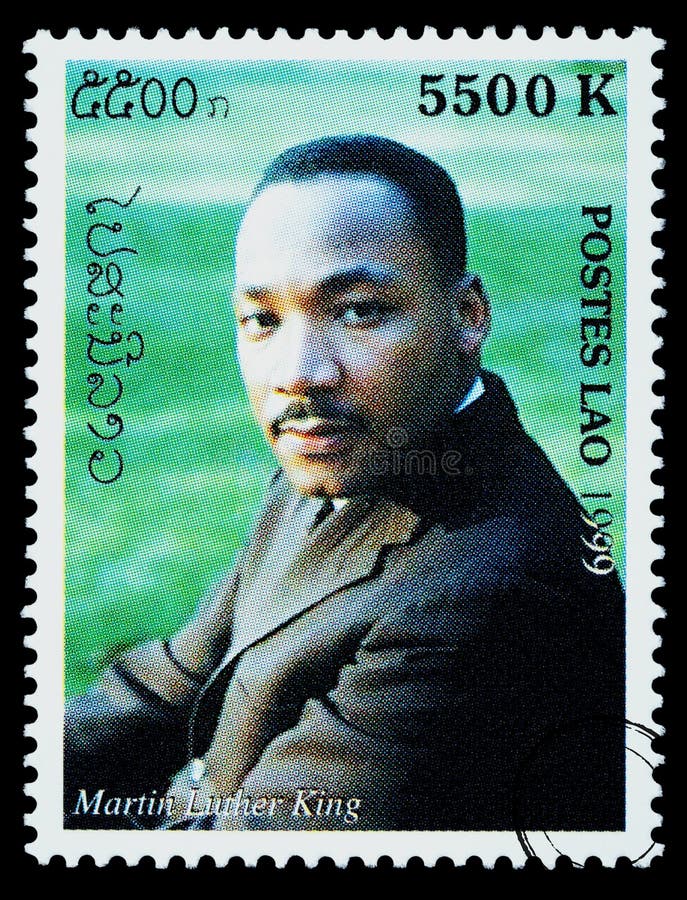 Martin Luther King Postage Stamp royalty free stock photography