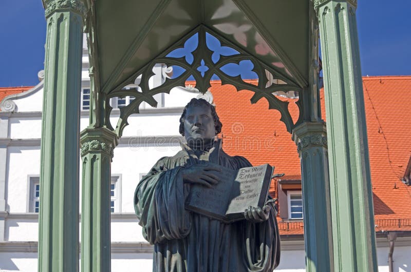 Martin Luther Wittenberg stock image Martin Luther Wittenberg stock image