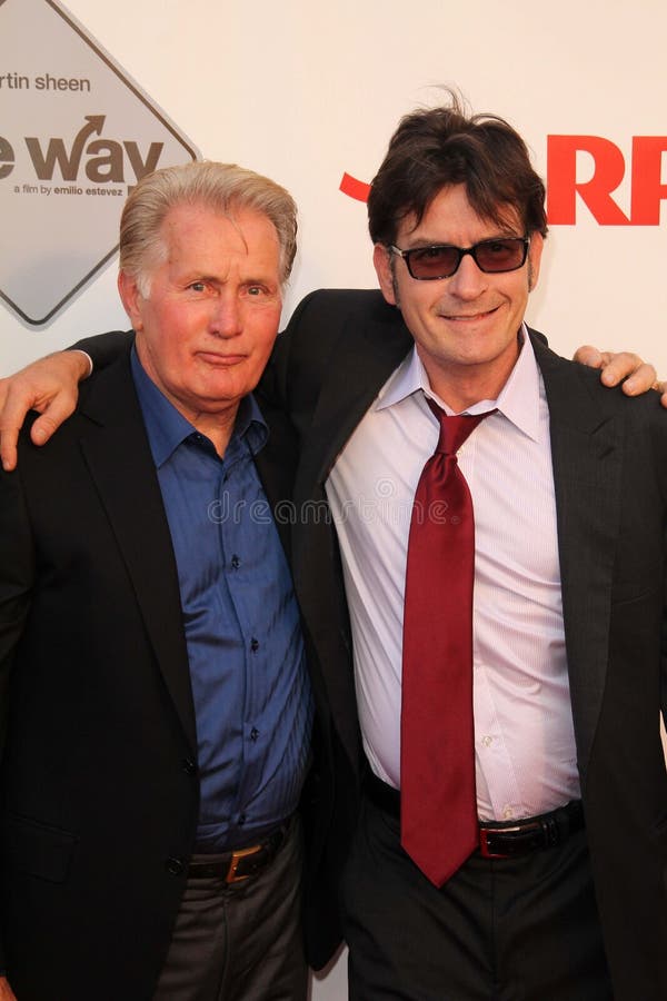 Martin Sheen, Charlie Sheen at the AARP Movies For Grownups Premiere of The Way, Nokia Theater, Los Angeles, CA 09-23-11. Martin Sheen, Charlie Sheen at the AARP Movies For Grownups Premiere of The Way, Nokia Theater, Los Angeles, CA 09-23-11