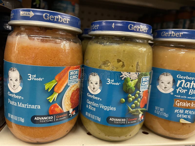 gerber baby food jar label