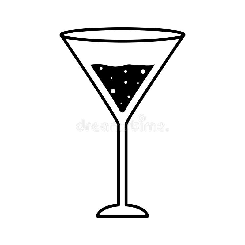 Cocktail Glasses Cocktail Glass Margarita Glass Hurricane Glass Vector  Illustration Black Silhouettes Isolated On A White Background Stock  Illustration - Download Image Now - iStock