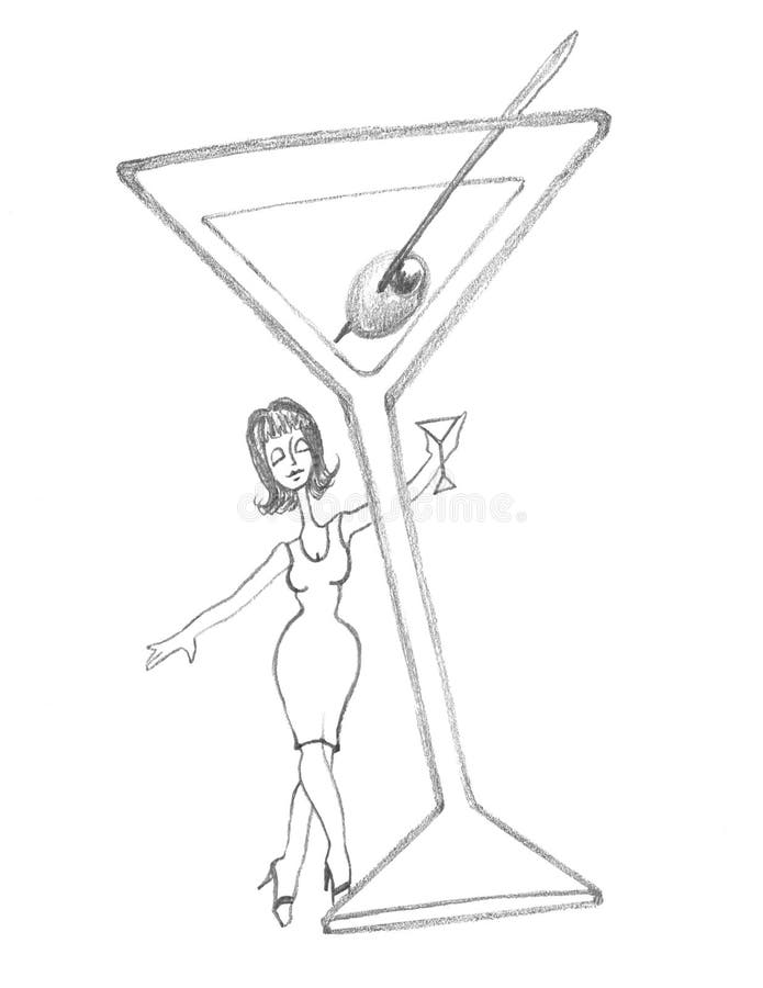 Martini Woman Stock Illustrations 769 Martini Woman Stock