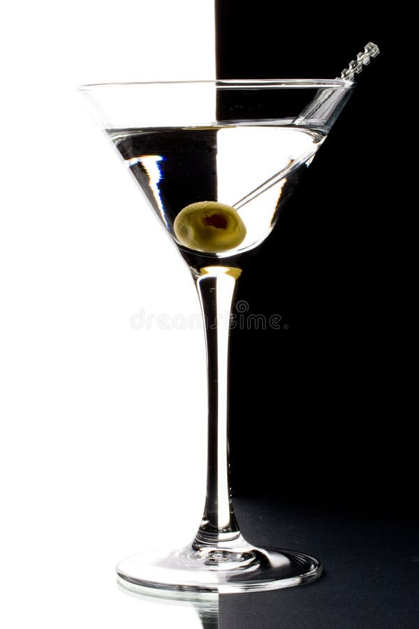 Martini in a glass