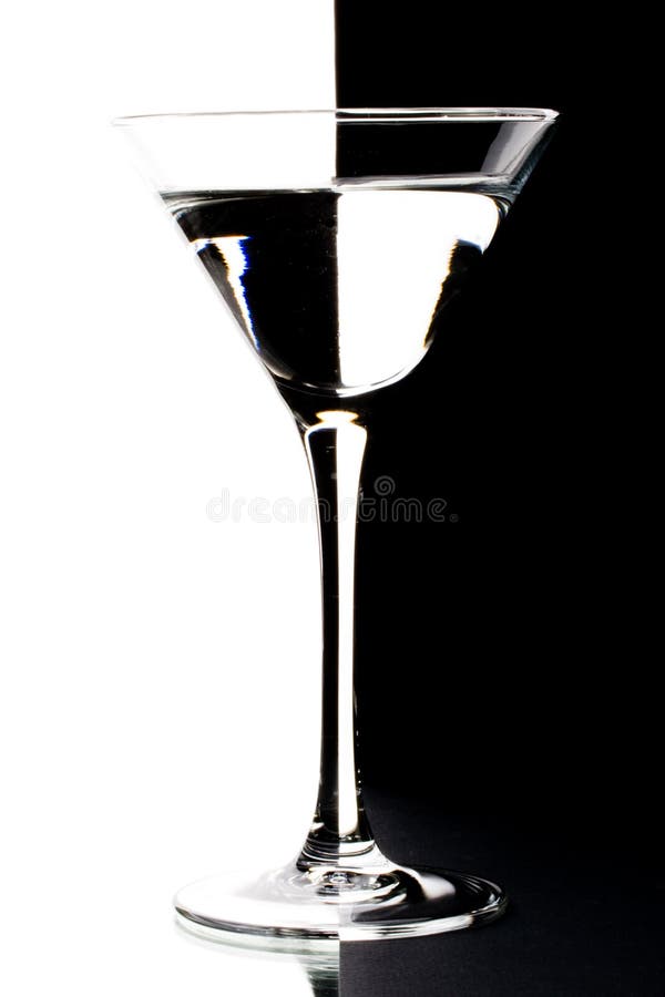 Martini in a glass