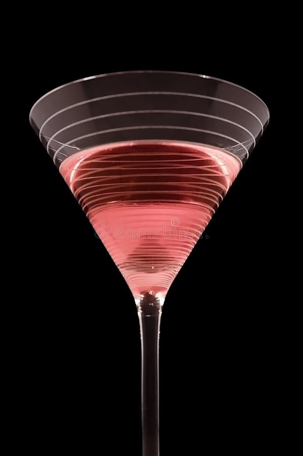 Martini Glass on Black stock photo. Image of alcoholic 16326966