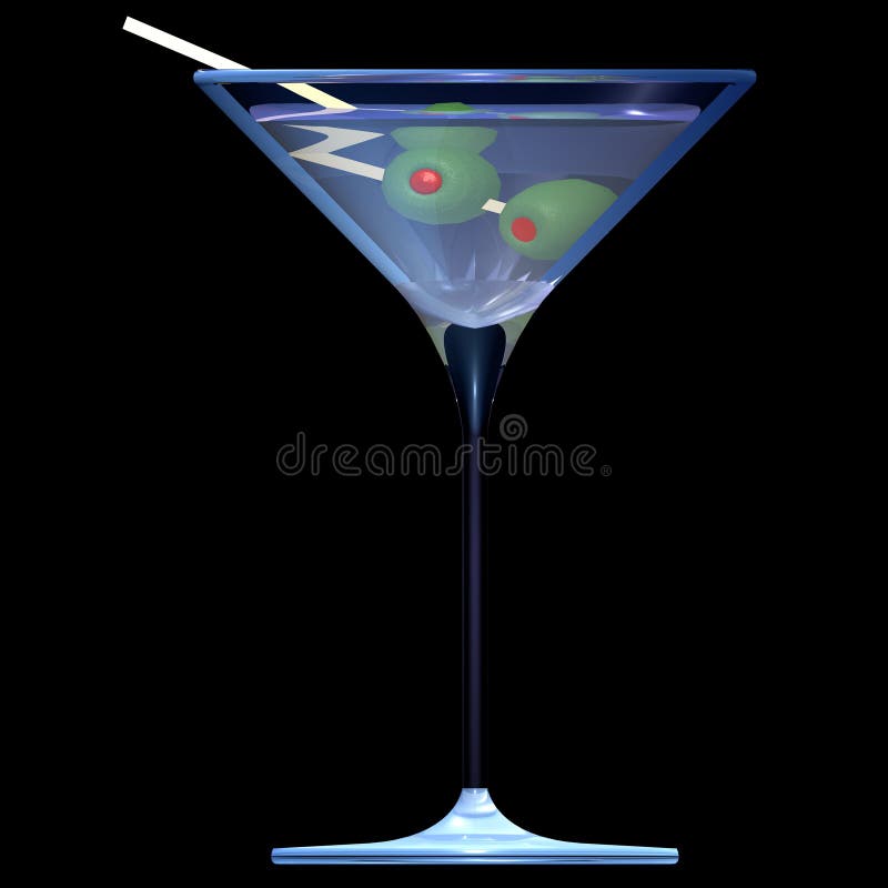 Martini glass stock illustration. Illustration of shaker 794374