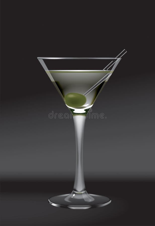 Martini glass stock illustration. Illustration of shaker 794374