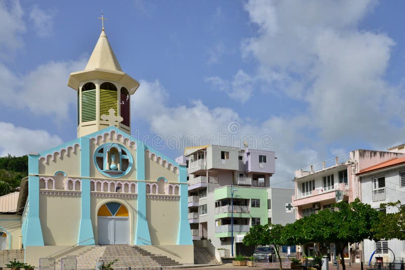 Martinique pittoresk stad av Riviere Pilote i västra Indies royaltyfri fotografi Martinique pittoresk stad av Riviere Pilote i västra Indies royaltyfri fotografi