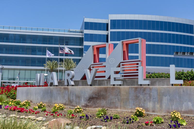 S Headquarters In Silicon Valley Stock Photo - Download Image