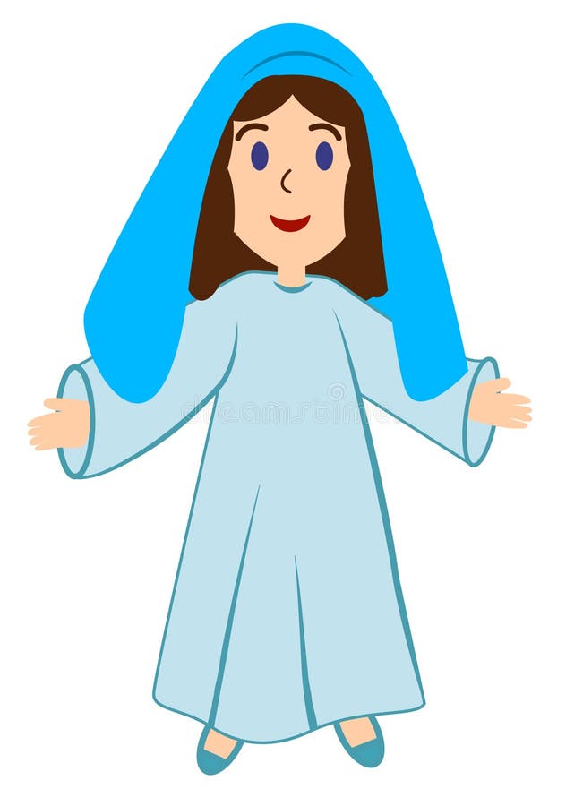 Mary jest matką bóg ilustracja wektor Mary jest matką bóg ilustracja wektor
