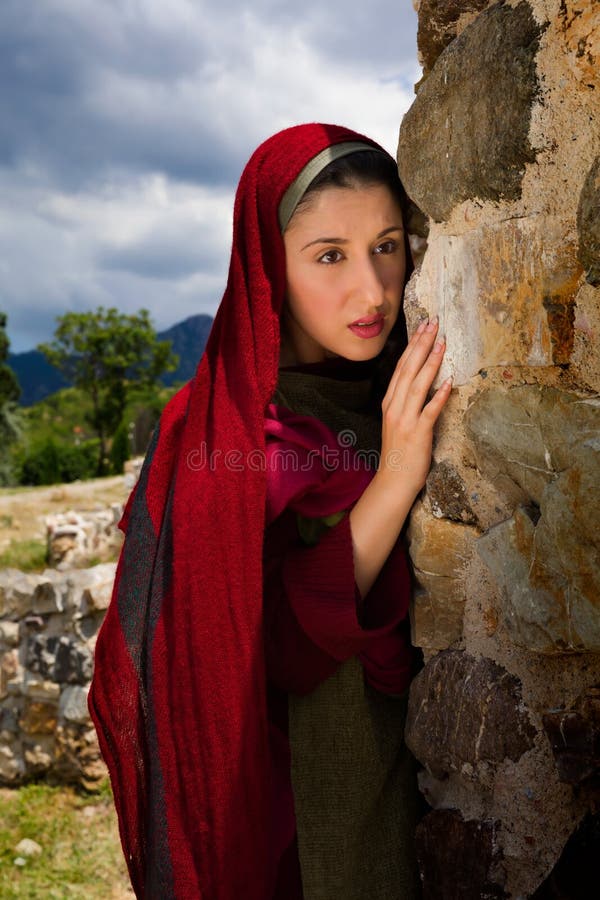 Mary Magdalene at Jesus` grave