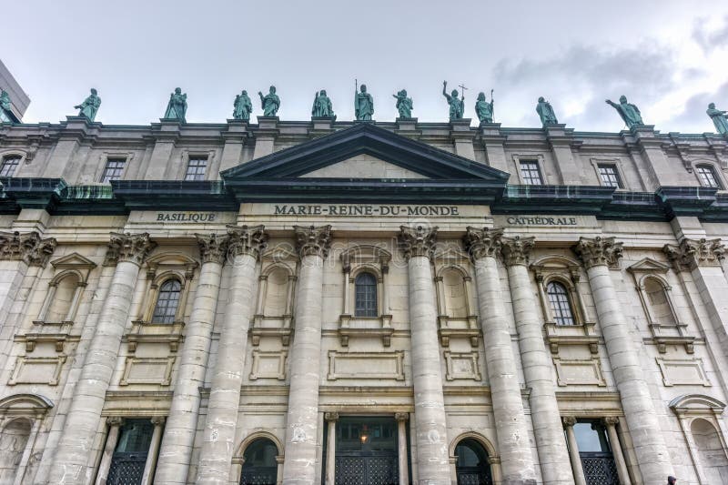 Mary Queen of the World Cathedral Montreal, Quebec, Canada Stock