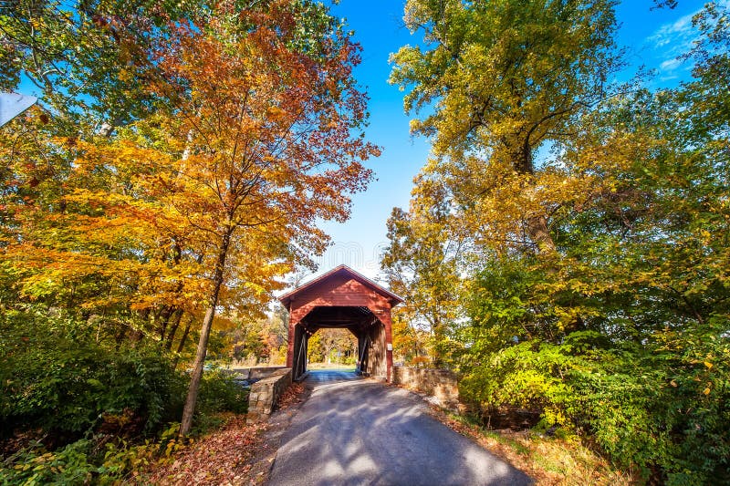 Maryland Zakrywał most w jesieni