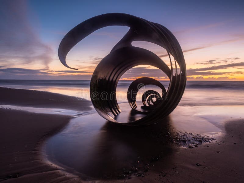 Marys Shell bij Cleveleys-Strand royalty-vrije stock foto Marys Shell bij Cleveleys-Strand royalty-vrije stock foto