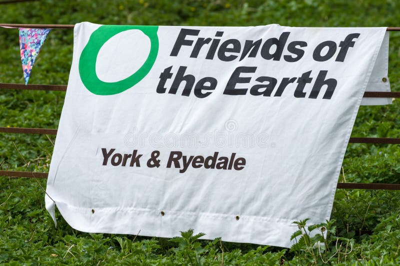 Marzo anti-Fracking - Malton - Ryedale - Yortkshire del norte - Reino Unido foto de archivo libre de regalías