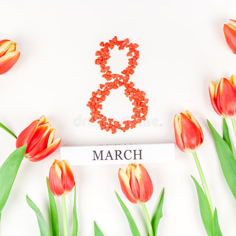 8 marzo donne internazionali \ “cartolina d'auguri di giorno di s fotografie stock libere da diritti 8 marzo donne internazionali \ “cartolina d'auguri di giorno di s fotografie stock libere da diritti