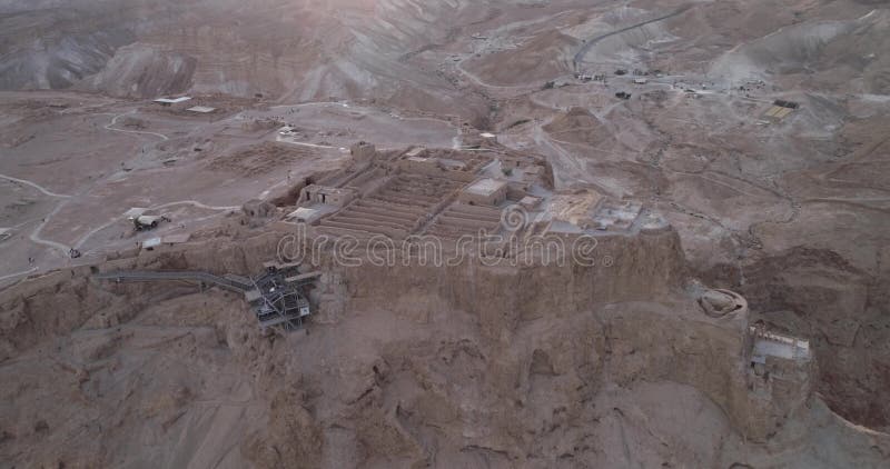 Masada National Park in the Dead Sea region of Israel.