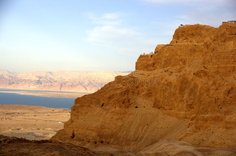 Masada and Dead sea