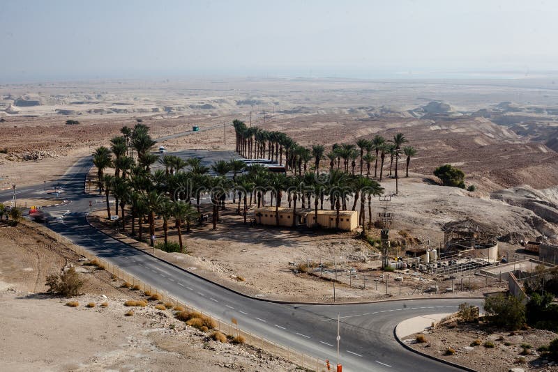 Masada-Festung und Palast Königs Herods in Israel stockbild Masada-Festung und Palast Königs Herods in Israel stockbild