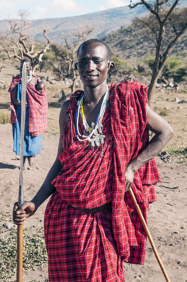 Masai mara smiling editorial image. Image of earrings - 43298735