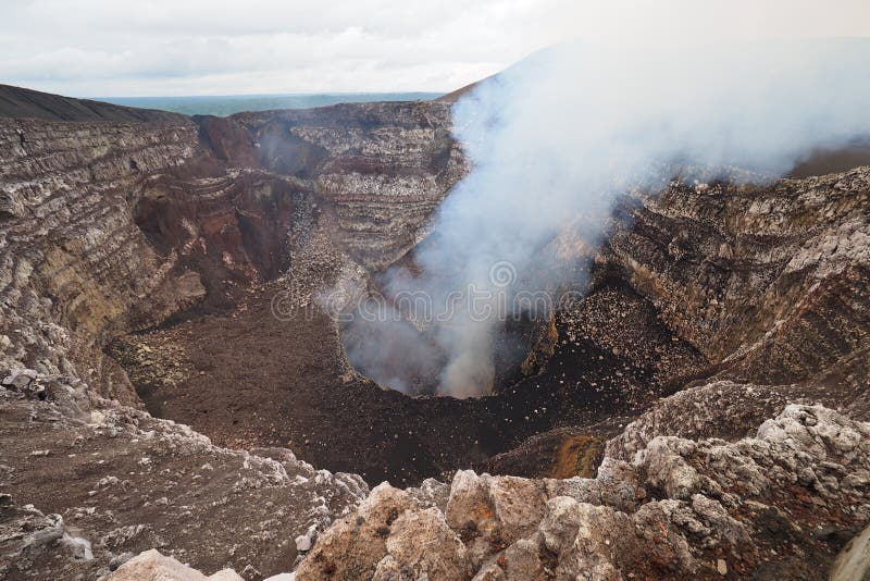 Masaya Volcano, Masaya, Nicaragua, Midden-Amerika royalty-vrije stock afbeeldingen Masaya Volcano, Masaya, Nicaragua, Midden-Amerika royalty-vrije stock afbeeldingen