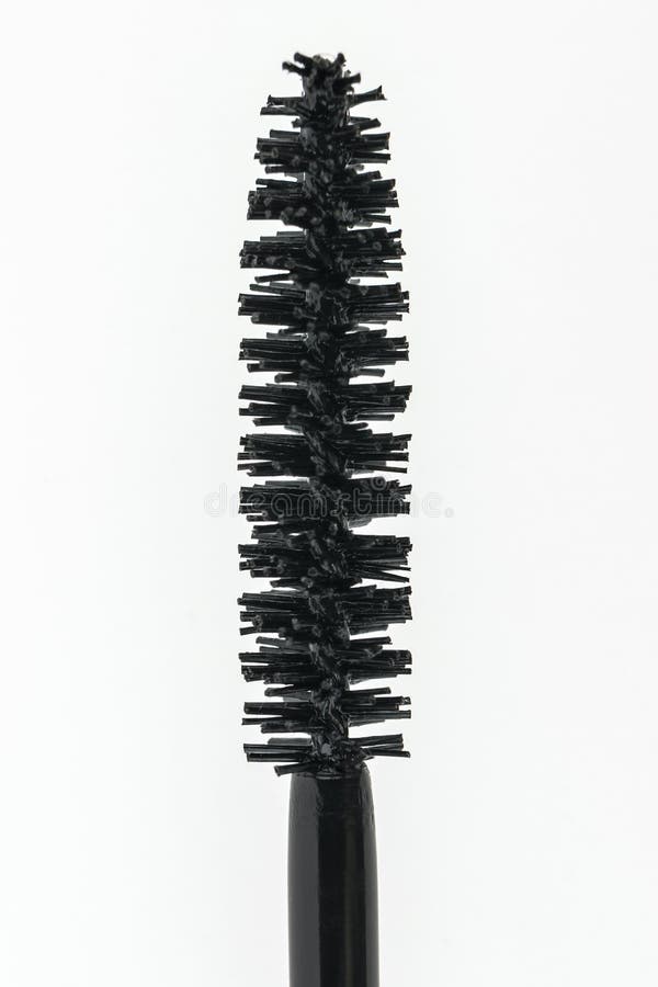 Mascara Brush. Woman Eye With Long Eyelashes. Stock Image Image of